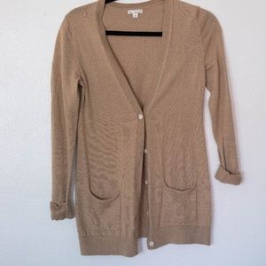 Gap Camel Colored Cardigan